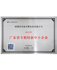 廣東（dōng）省專精特新中小企（qǐ）業