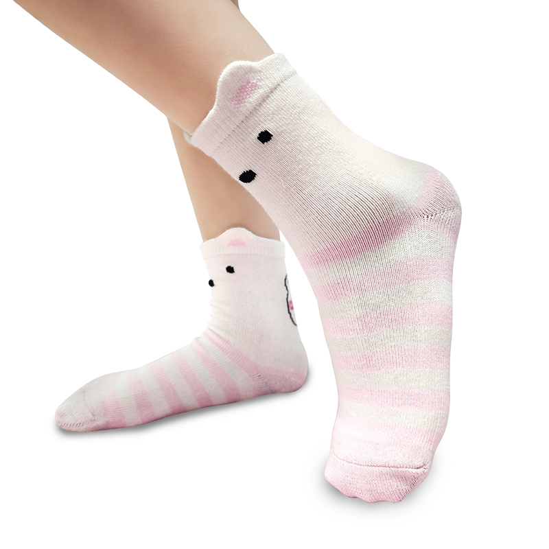 3-6歲兒童（tóng）防靜電抗菌保健襪（wà）（小熊）