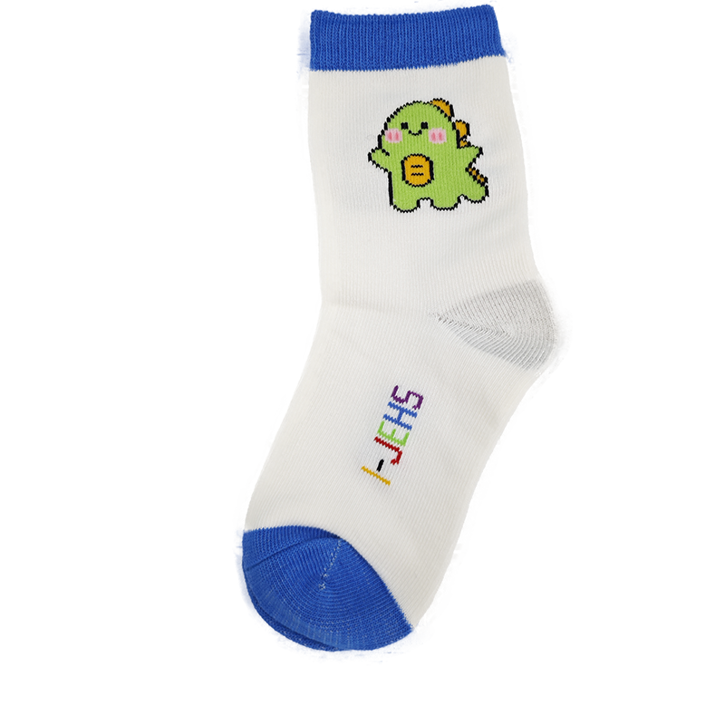 3-6歲兒童防靜電抗菌保健襪（恐龍）